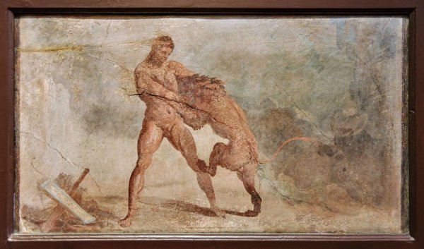 Геракл фреска Помпеи