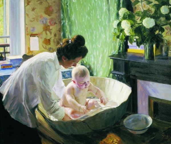 Грудное вскармливание в живописи