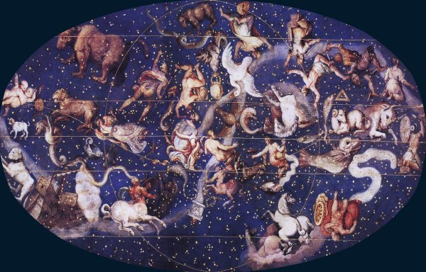 Карта звездного неба древних греков