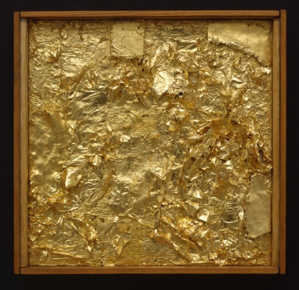 Панно с сусальным золотом