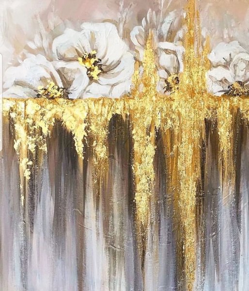 Картина золото монеты