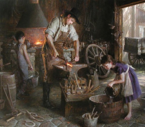 Художник Плахов кузница