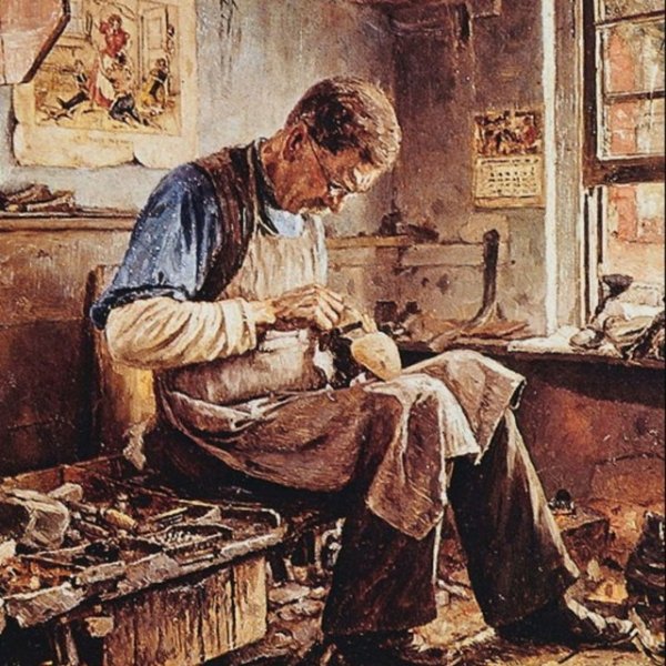 Обувщик Англии 19 век живопись