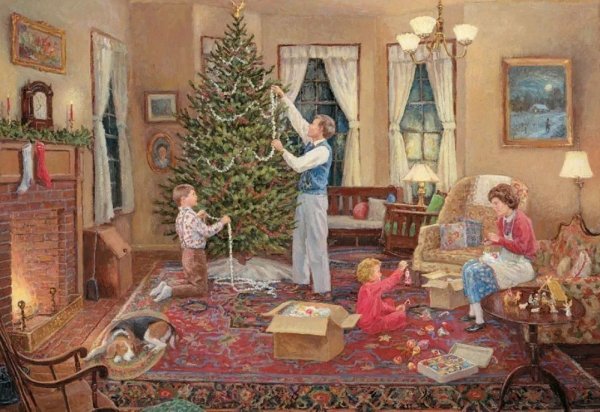 Рождественская елка 19 век