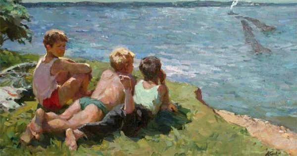 Адольф Гугель. «Мечтатели». 1956.