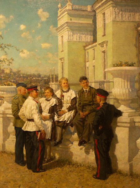 Художник Зинов в.с. Юность. 1949