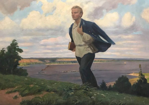 Юность в.и. Ленина". Художник Владимир Прагер.