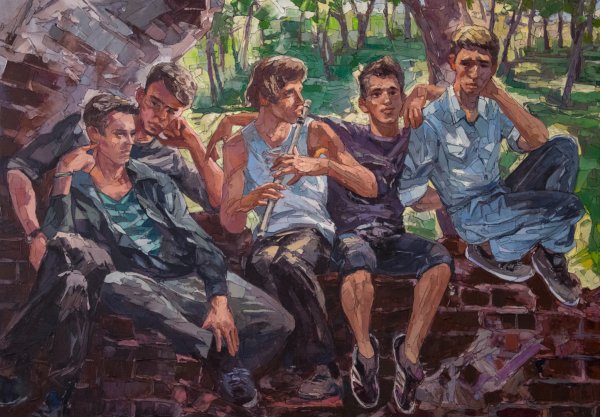 Молодежь живопись