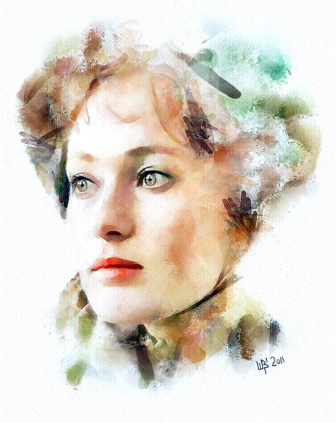 Акварельные портреты Виталия Щукина