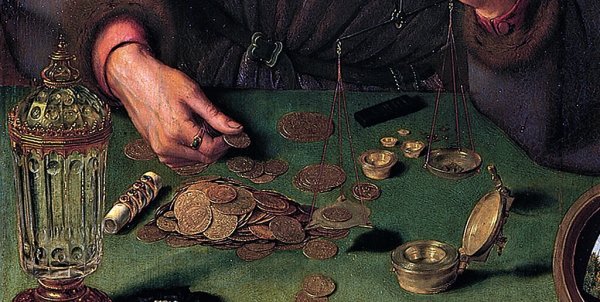 Монеты в живописи