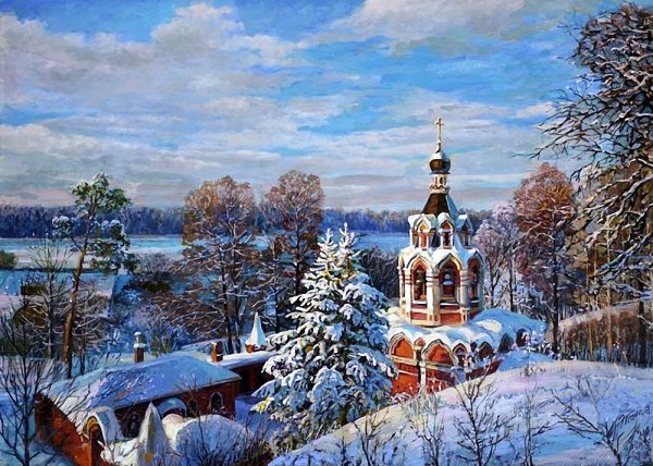 Художник палачев Вячеслав Николаевич зима