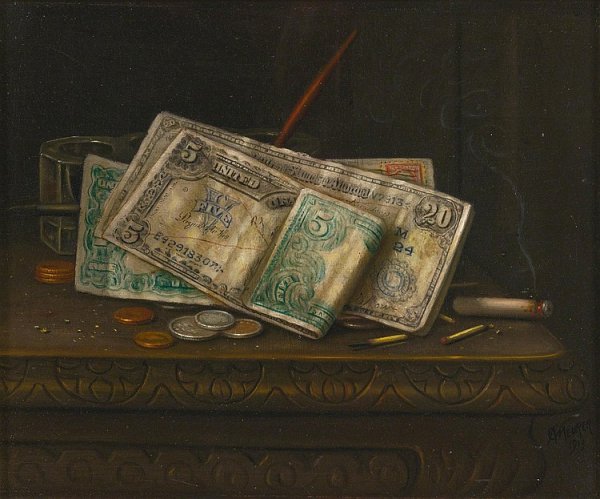 Монеты в живописи