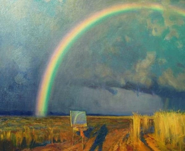 "Пейзаж с радугой" Роберт Данкансон