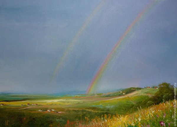 "Пейзаж с радугой" Роберт Данкансон