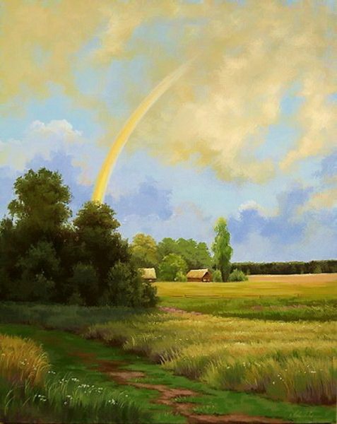 "Пейзаж с радугой" Роберт Данкансон