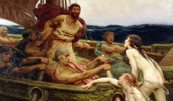 Г.Дж. Дрейпер, «Одиссей и сирены» (1909)