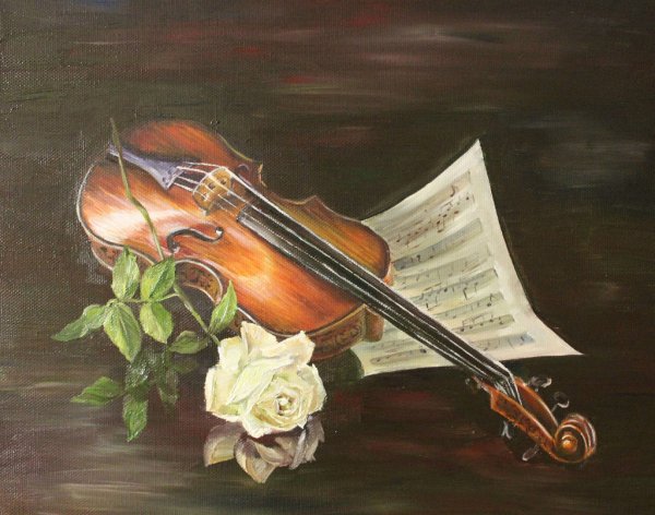 Скрипка картина