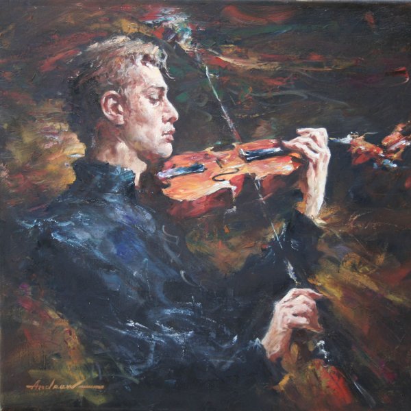 Картины Андрей Атрошенко скрипач