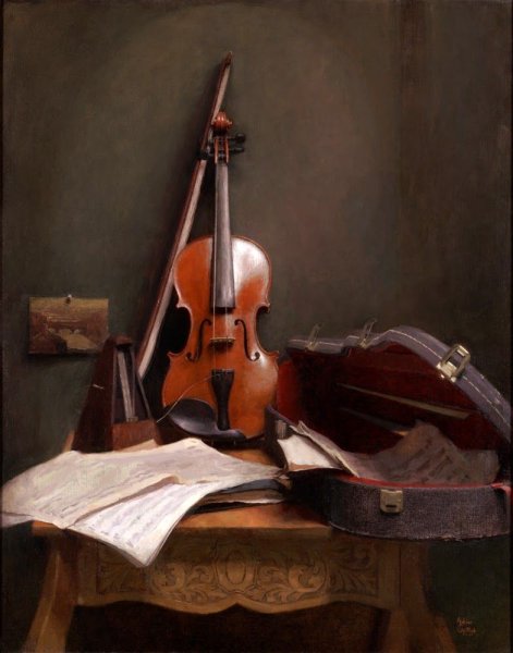 Скрипка живопись