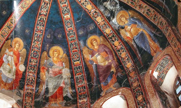 Мозаики Северного свода эксонартекса церкви монастыря хора