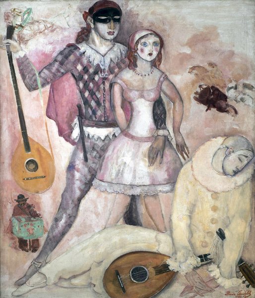 Венецианский карнавал Пьеро Арлекин