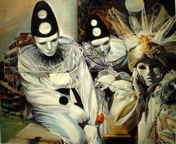 Пьеро натюрморт живопись