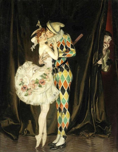 Теофиль Стейнлен, «Пьеро и кот»