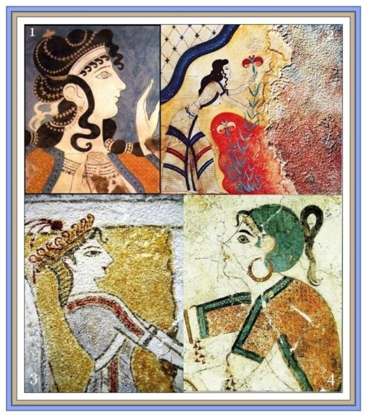 Кносский дворец фрески