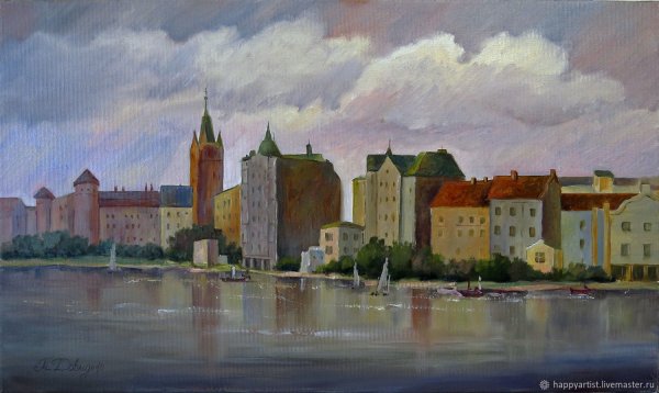 Кенигсберг Калининград акварель