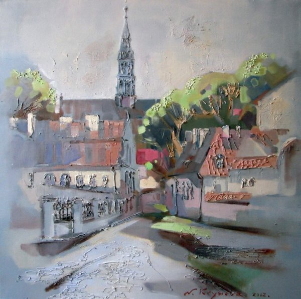 Кенигсберг Калининград акварель