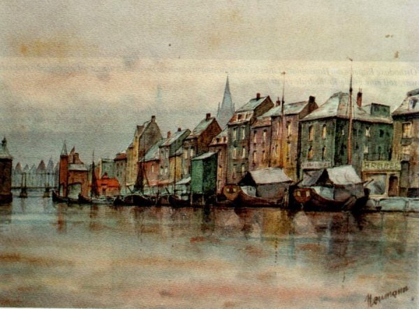 Кафедральный собор Калининград акварель