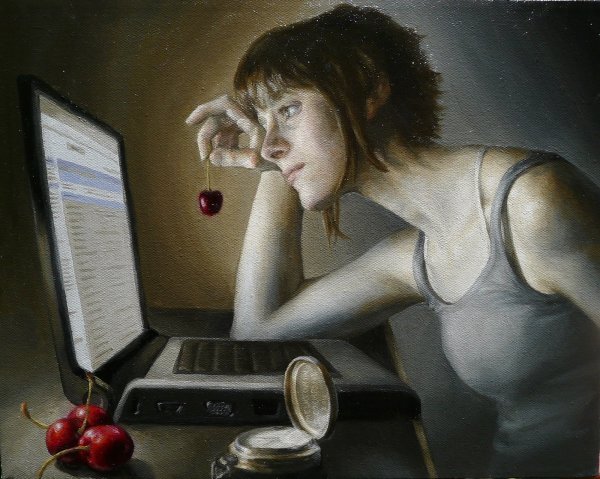 Человек и компьютер живопись