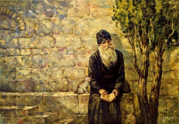 Живопись монахи пустынники