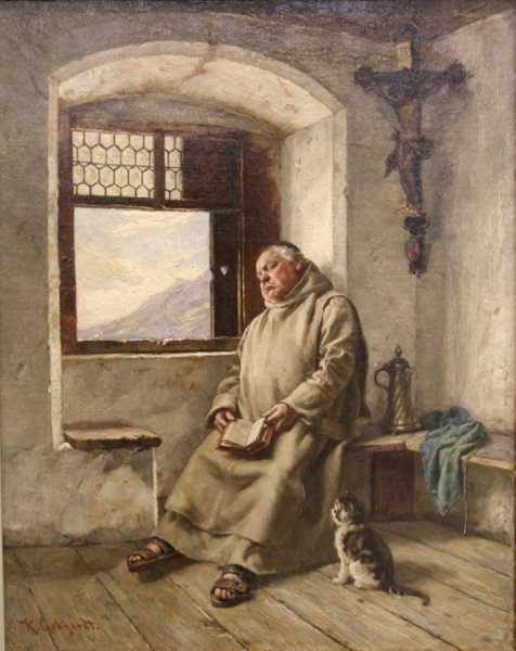 Карл Гебхардт спящий монах