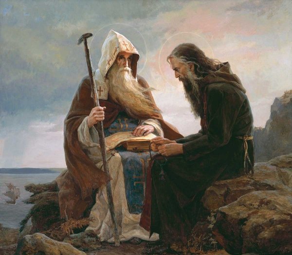 Картина Антоний и Феодосий Печерские