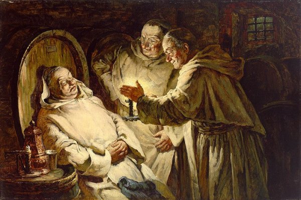 Католический монах картина