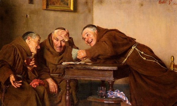 Гаэтано Белли картины монахи