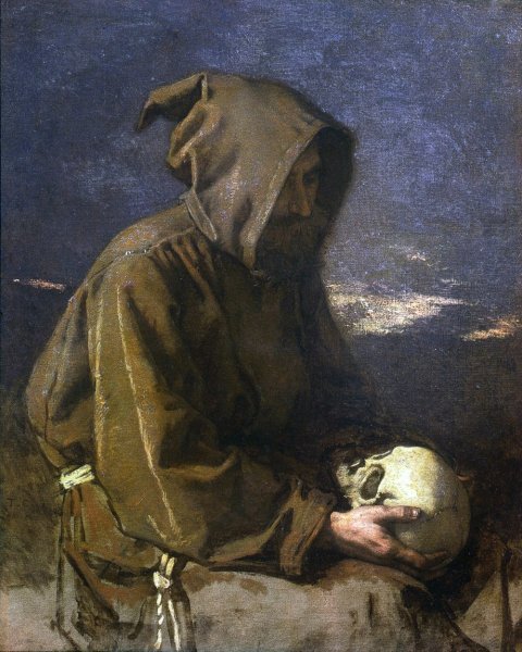 Монах Инок картина Савицкого