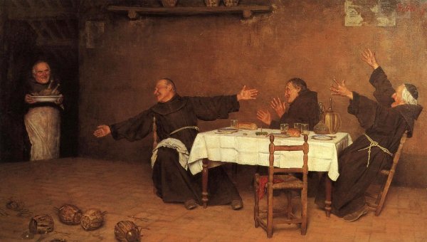 Гаэтано Белли картины монахи