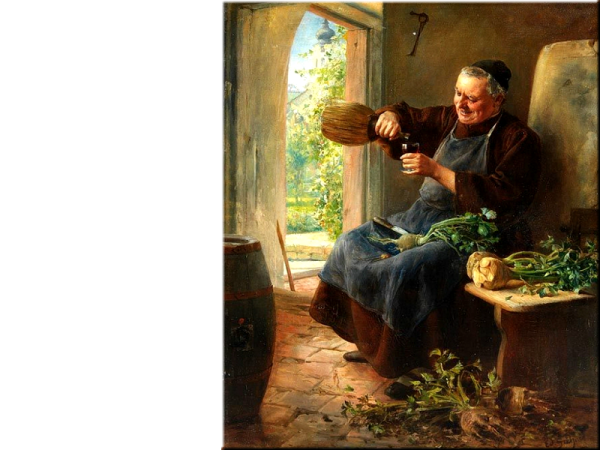 Эдуард Грютцнер картины пиво