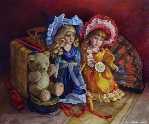 Куклы в живописи художников