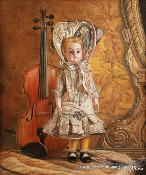 Куклы на картинах художников