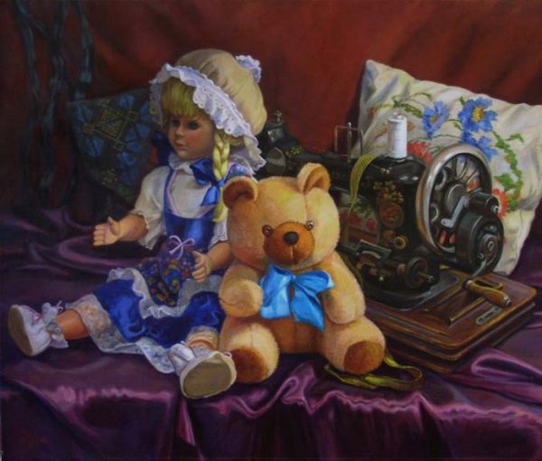 Художник Елена Шумакова куклы