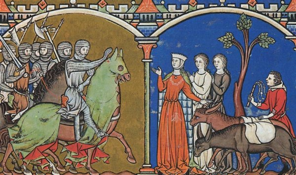 Эдмунд Лейтон Акколада Гвиневра и Ланселот