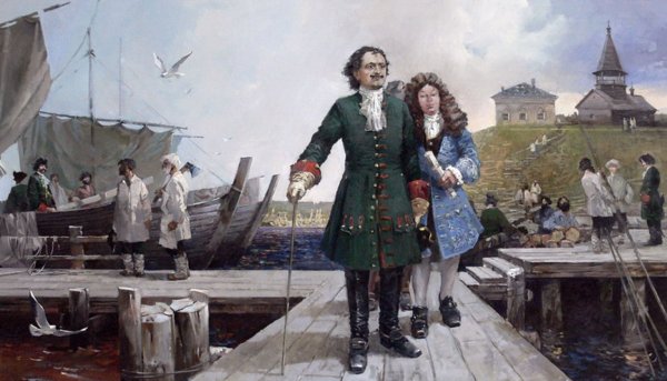 «Петр i в летнем саду» (1910) Бенуа