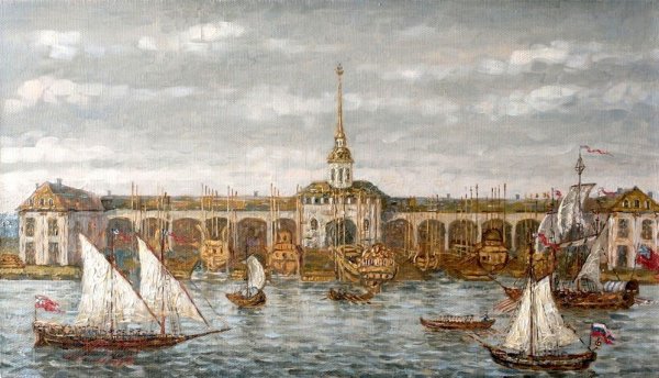 Петербург Петра 1 крепость Петропавловская