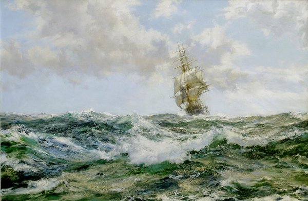 Художник-маринист Montague Dawso