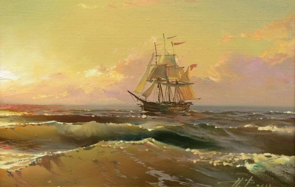 Павел Румянцев художник маринист