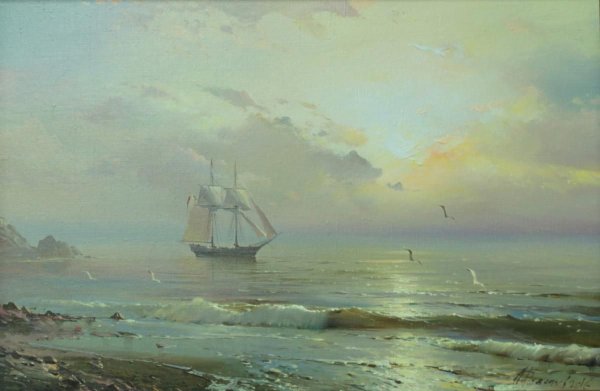 Павел Румянцев художник маринист