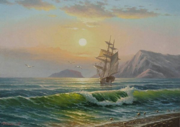 Художник Максим Ильин картины море